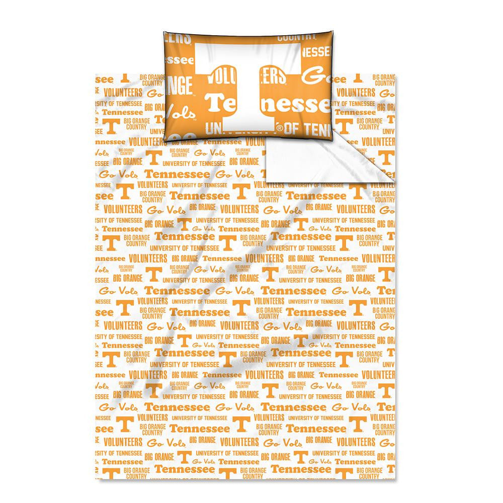 Tennessee Volunteers NCAA Twin Sheet Set (Anthem Series)