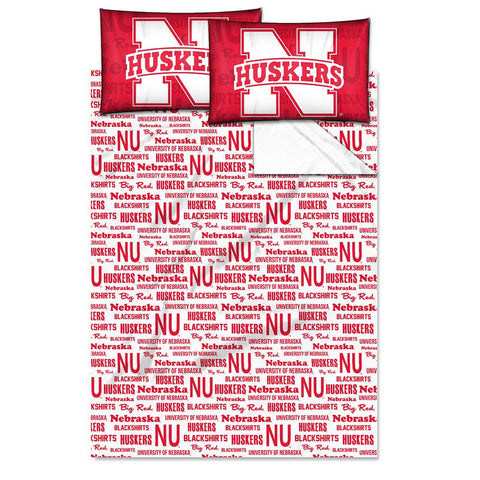 Nebraska Cornhuskers NCAA Full Sheet Set (Anthem Series)