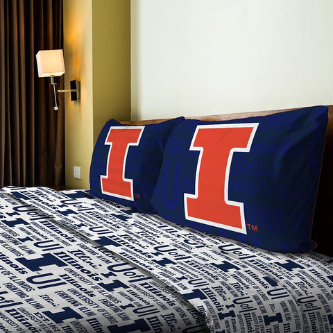 Illinois Fighting Illini NCAA Full Sheet Set (Anthem Series)