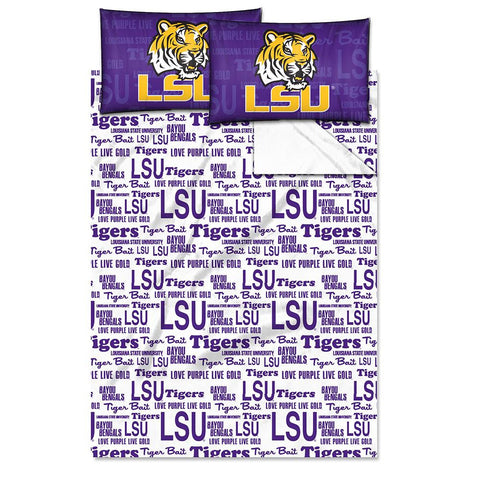 LSU Tigers NCAA Full Sheet Set (Anthem Series)