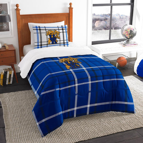 Kentucky Wildcats NCAA Twin Comforter Set (Soft & Cozy) (64 x 86)