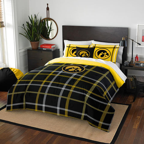 Iowa Hawkeyes NCAA Full Comforter Set (Soft & Cozy) (76 x 86)