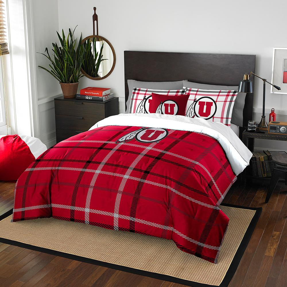 Utah Utes NCAA Full Comforter Set (Soft & Cozy) (76 x 86)