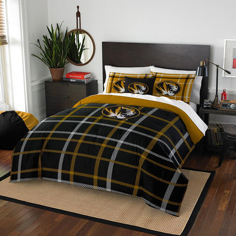 Missouri Tigers NCAA Full Comforter Set (Soft & Cozy) (76 x 86)