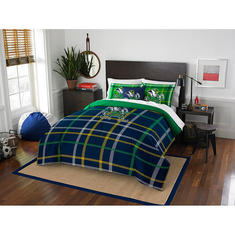 Notre Dame Fighting Irish NCAA Full Comforter Set (Soft & Cozy) (76 x 86)