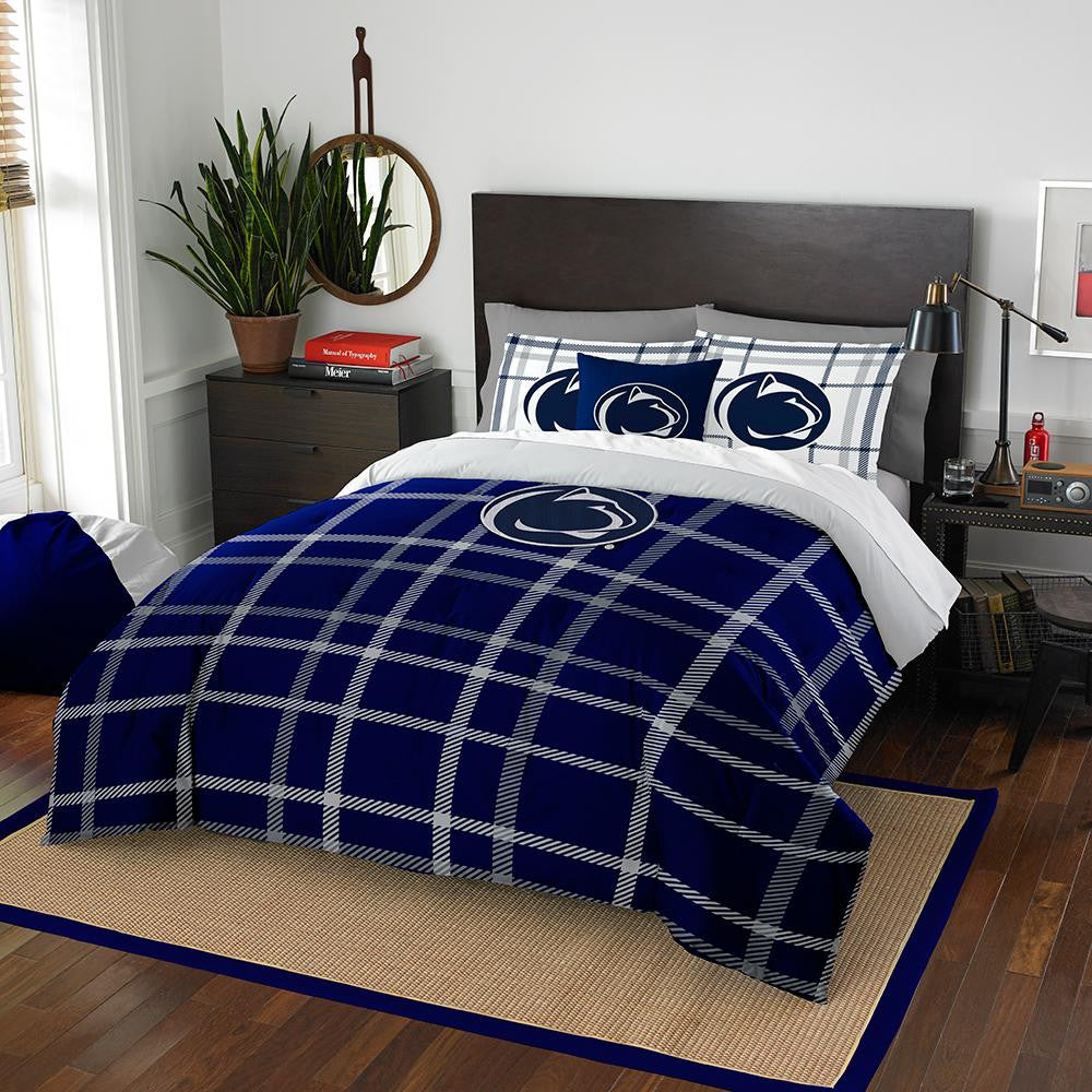 Penn State Nittany Lions NCAA Full Comforter Set (Soft & Cozy) (76 x 86)