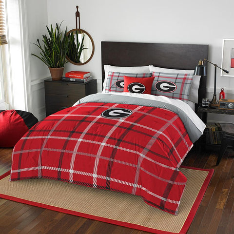 Georgia Bulldogs NCAA Full Comforter Set (Soft & Cozy) (76 x 86)