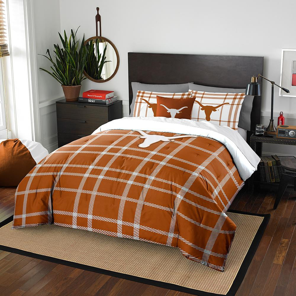 Texas Longhorns NCAA Full Comforter Set (Soft & Cozy) (76 x 86)