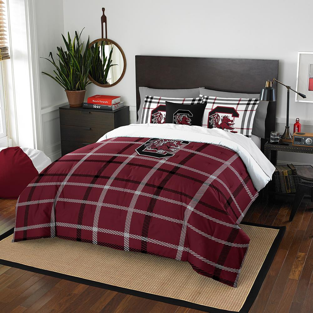 South Carolina Gamecocks NCAA Full Comforter Set (Soft & Cozy) (76 x 86)