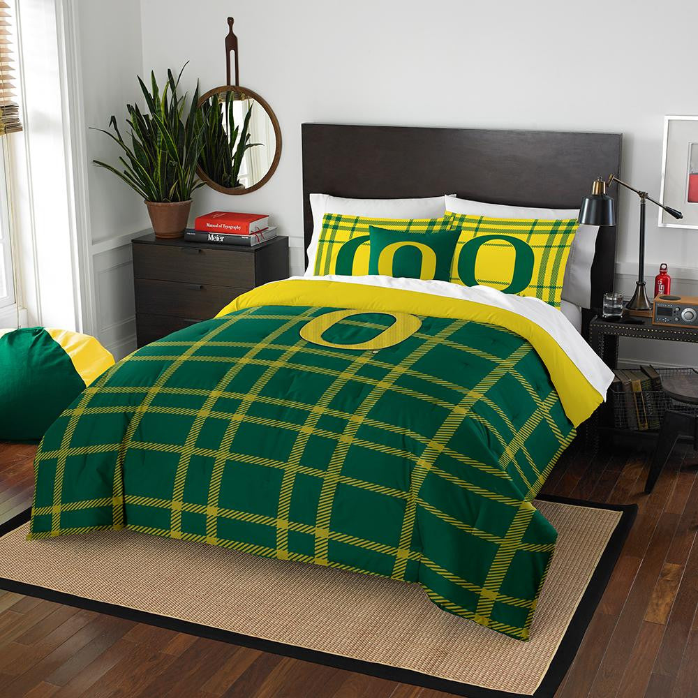 Oregon Ducks NCAA Full Comforter Set (Soft & Cozy) (76 x 86)