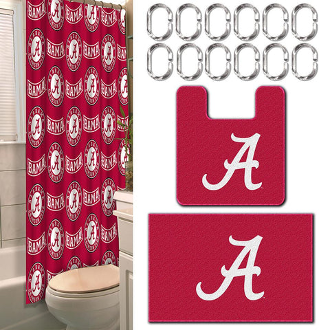 Alabama Crimson Tide NCAA 15-Piece Bath Set