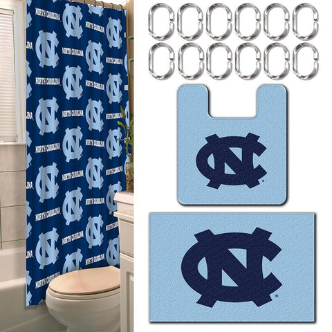 North Carolina Tar Heels NCAA 15-Piece Bath Set