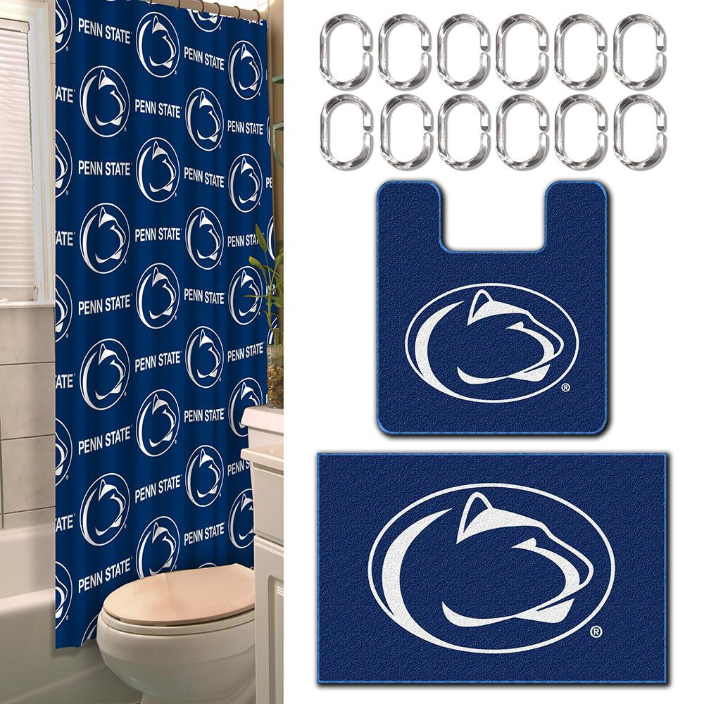 Penn State Nittany Lions NCAA 15-Piece Bath Set