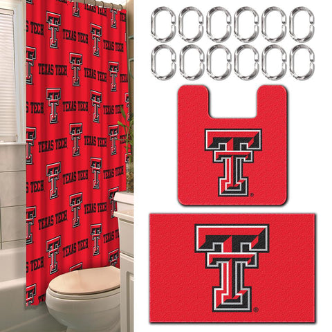 Texas Tech Red Raiders NCAA 15-Piece Bath Set