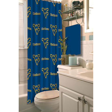 West Virginia Mountaineers NCAA Shower Curtain