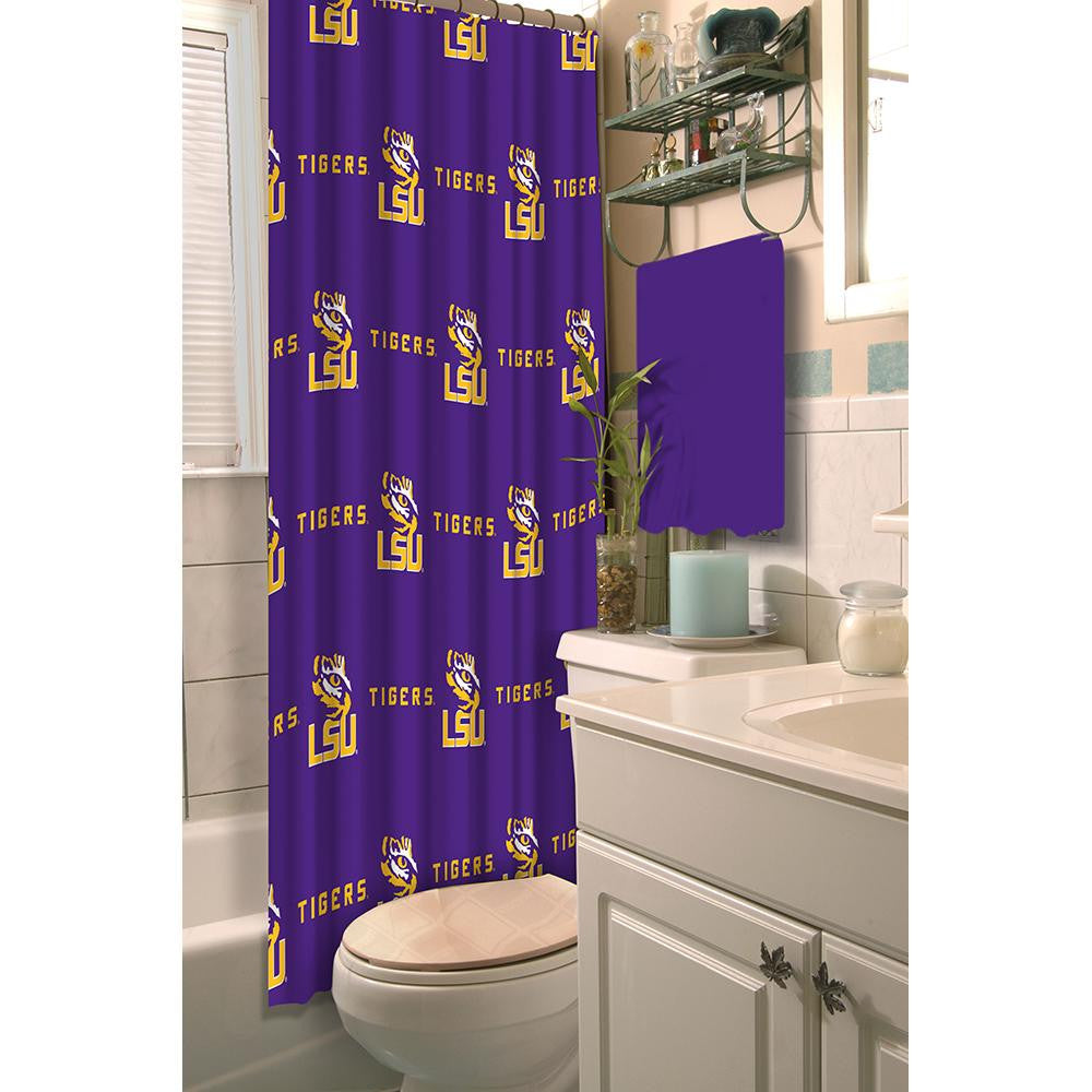 LSU Tigers NCAA Shower Curtain