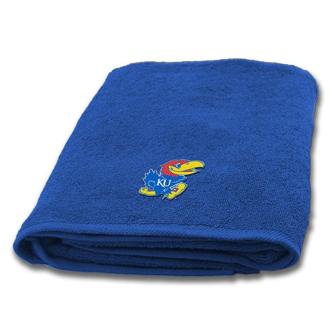 Kansas Jayhawks NCAA Applique Bath Towel