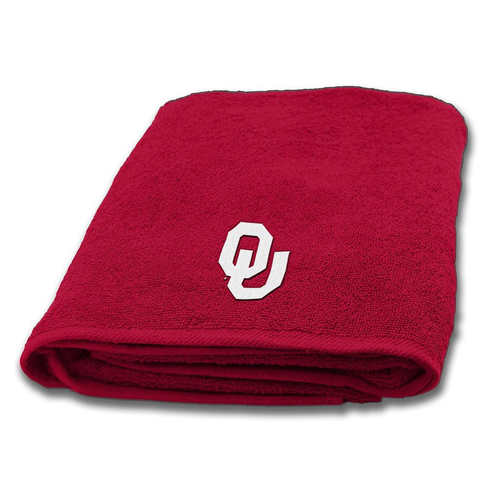 Oklahoma Sooners NCAA Applique Bath Towel