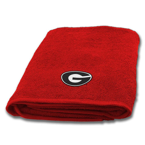 Georgia Bulldogs NCAA Applique Bath Towel