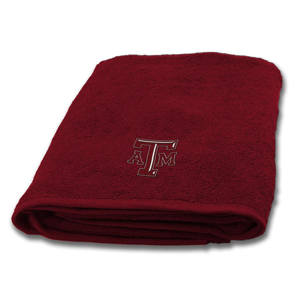 Texas A&M Aggies NCAA Applique Bath Towel