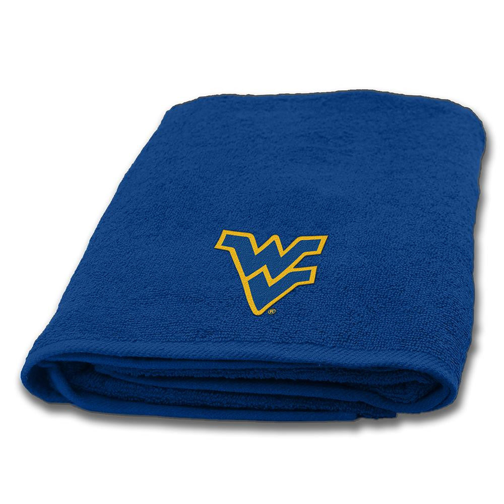 West Virginia Mountaineers NCAA Applique Bath Towel