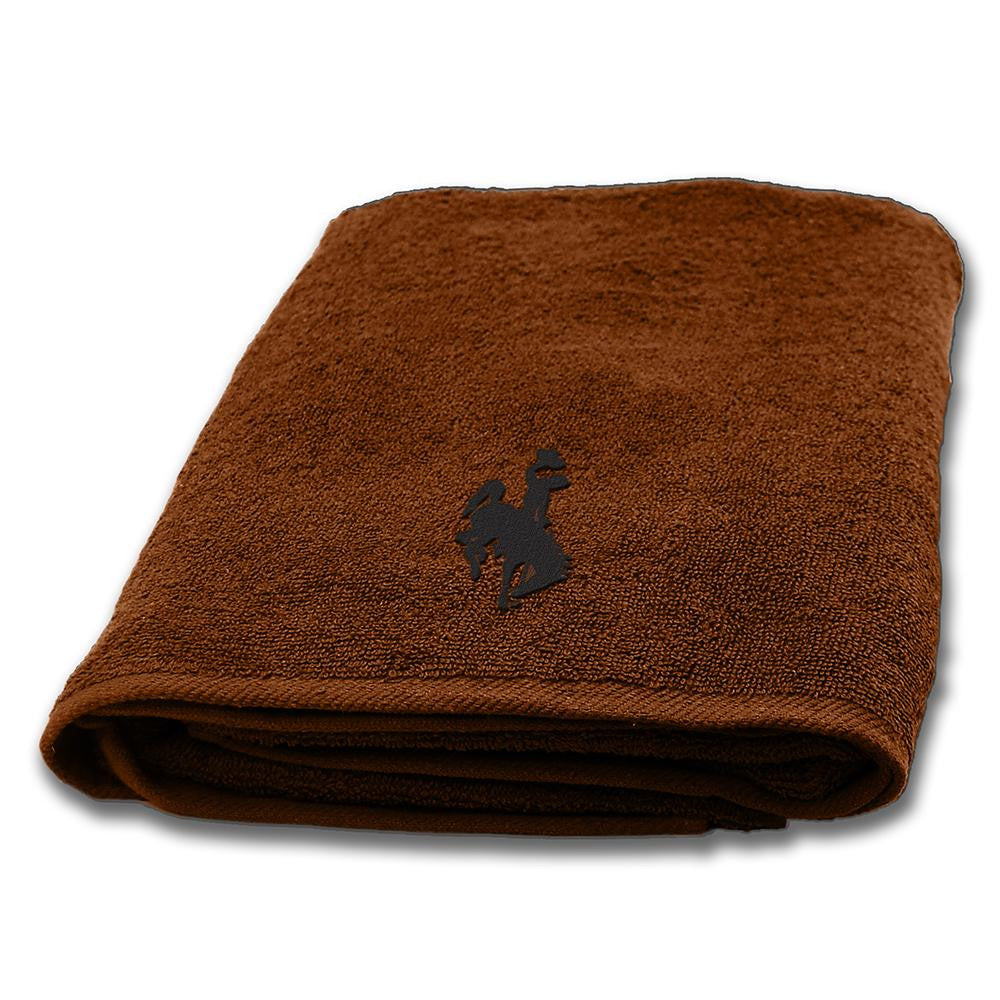 Wyoming Cowboys NCAA Applique Bath Towel