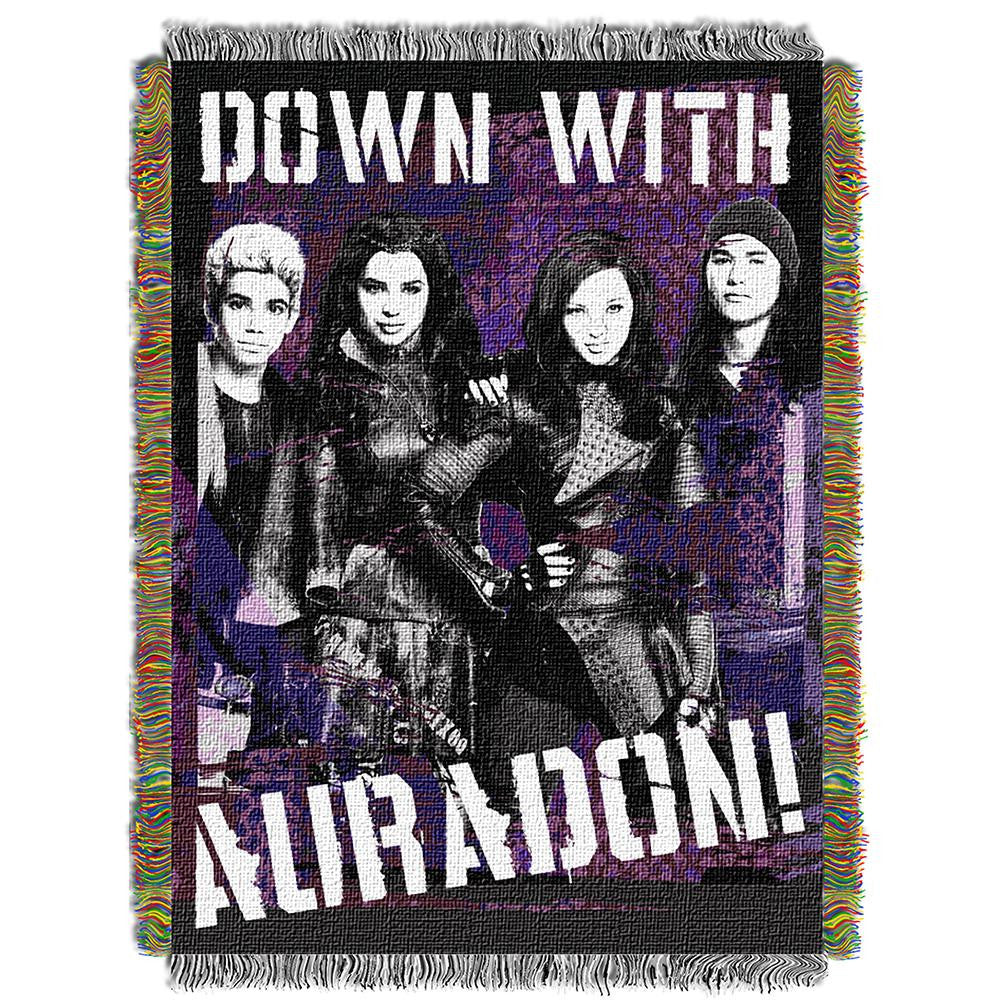 Disney Descendants Rotten  Woven Tapestry Throw (48inx60in)