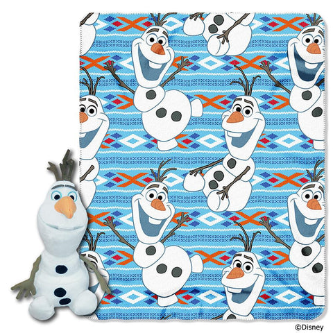 Disney's Frozen Olaf  with Throw Combo