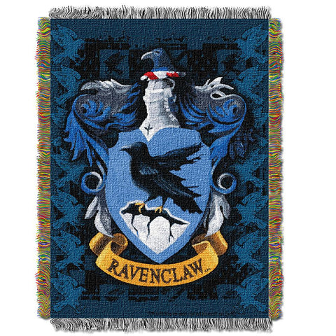 Harry Potter Ravenclaw Crest  Woven Tapestry Throw (48inx60in)