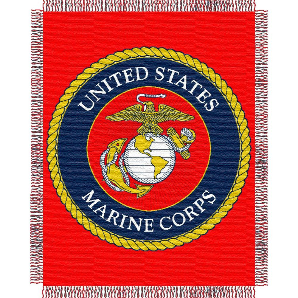 USMC Triple Woven Jacquard Throw (48x60)