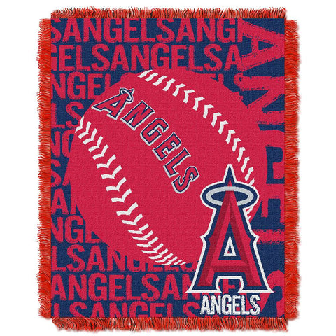 Los Angeles Angels MLB Triple Woven Jacquard Throw (Double Play) (48x60)