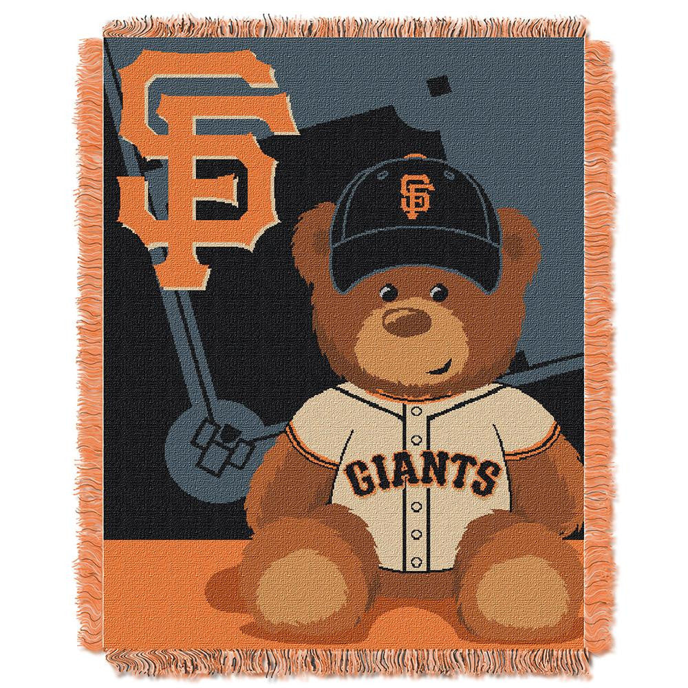 San Francisco Giants MLB Triple Woven Jacquard Throw (Field Baby Series) (36x48)