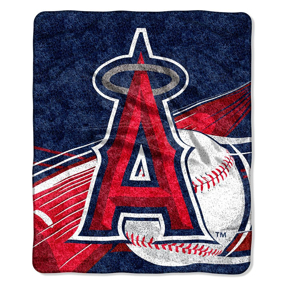 Los Angeles Angels MLB Sherpa Throw (Big Stick Series) (50x60)