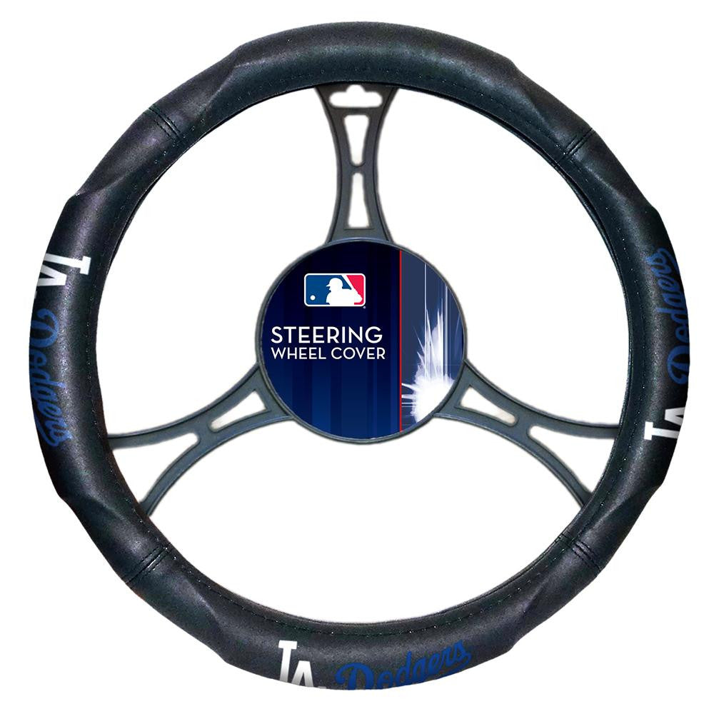 Los Angeles Dodgers MLB Steering Wheel Cover (14.5 to 15.5)