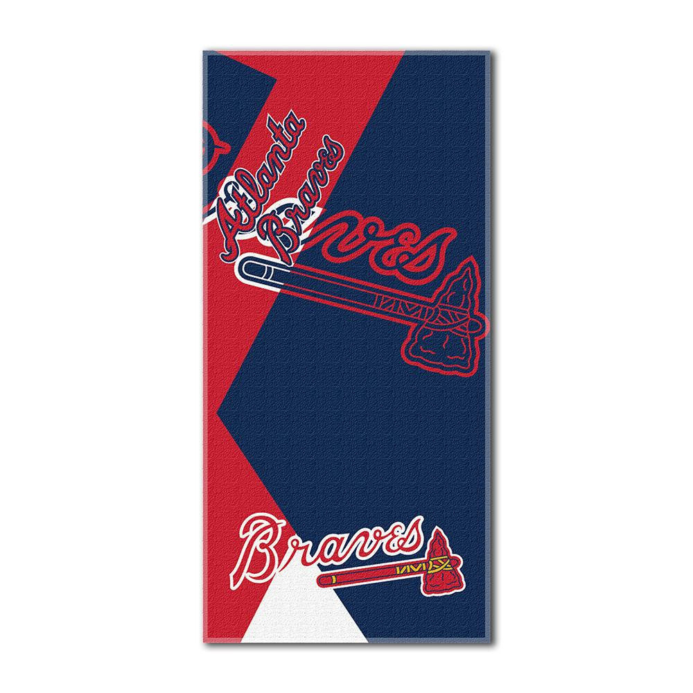 Atlanta Braves MLB ?Puzzle? Over-sized Beach Towel (34in x 72in)