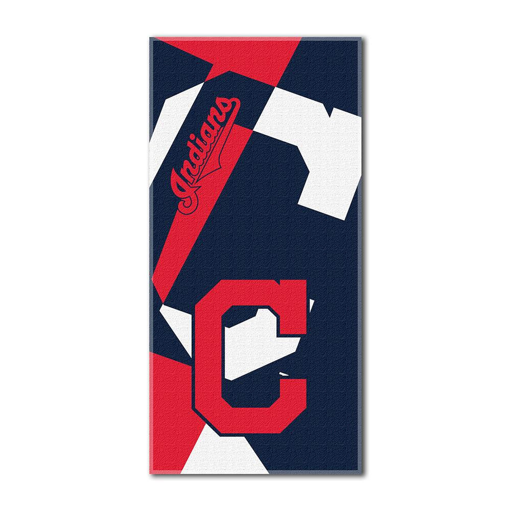 Cleveland Indians MLB ?Puzzle? Over-sized Beach Towel (34in x 72in)