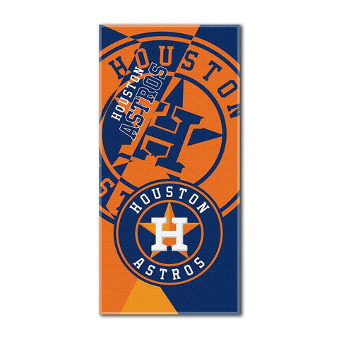 Houston Astros MLB ?Puzzle? Over-sized Beach Towel (34in x 72in)