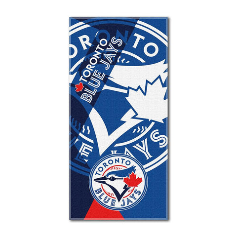 Toronto Blue Jays MLB ?Puzzle? Over-sized Beach Towel (34in x 72in)