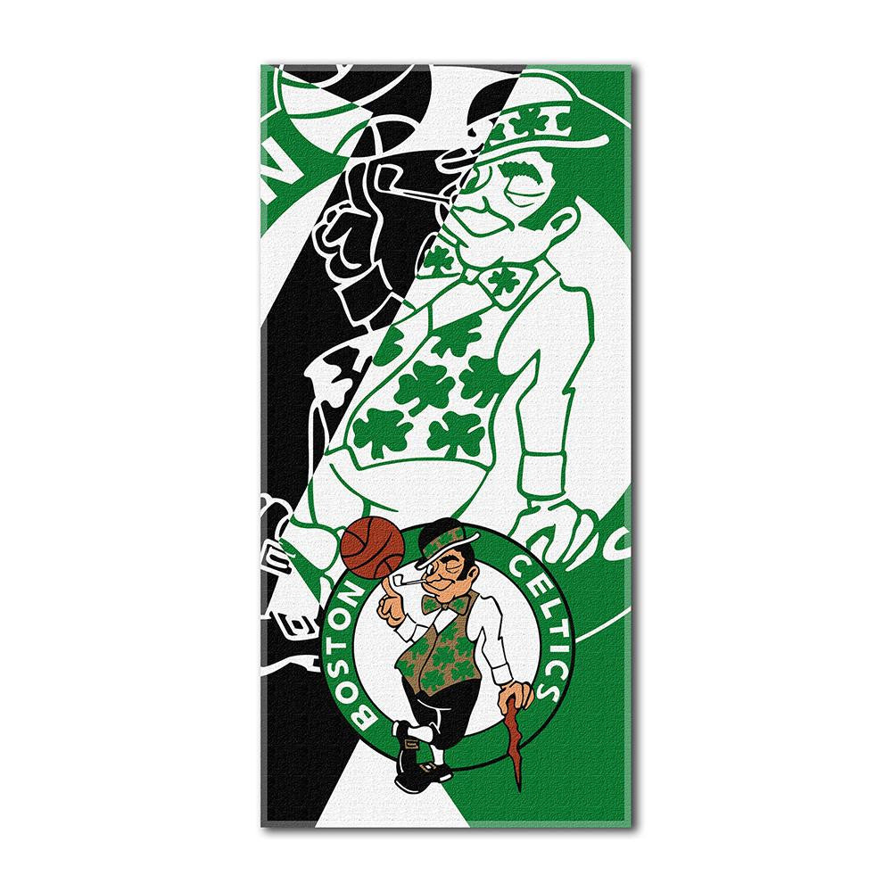 Boston Celtics NBA ?Puzzle? Over-sized Beach Towel (34in x 72in)