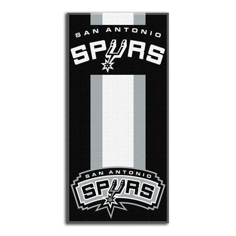 San Antonio Spurs NBA Zone Read Cotton Beach Towel (30in x 60in)