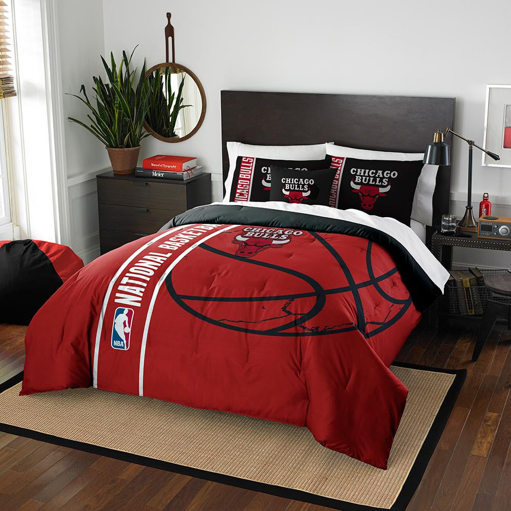 Chicago Bulls NBA Full Comforter Set (Soft & Cozy) (76 x 86)