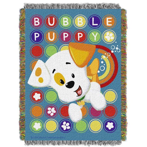 Bubble Guppies Guppy Fun  Woven Tapestry Throw (48inx60in)