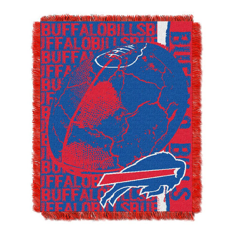 Buffalo Bills NFL Triple Woven Jacquard Throw (Double Play) (48x60)