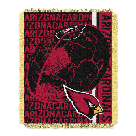 Arizona Cardinals NFL Triple Woven Jacquard Throw (Double Play) (48x60)