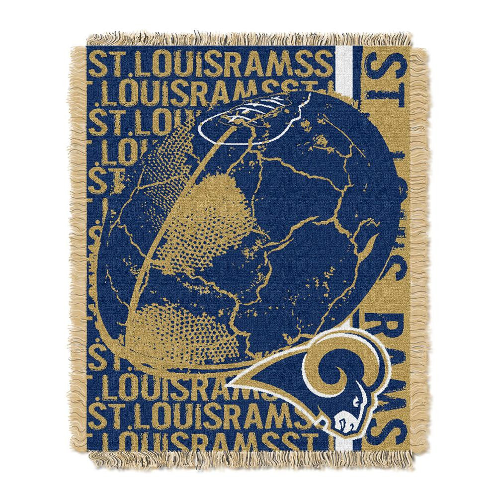 St. Louis Rams NFL Triple Woven Jacquard Throw (Double Play) (48x60)