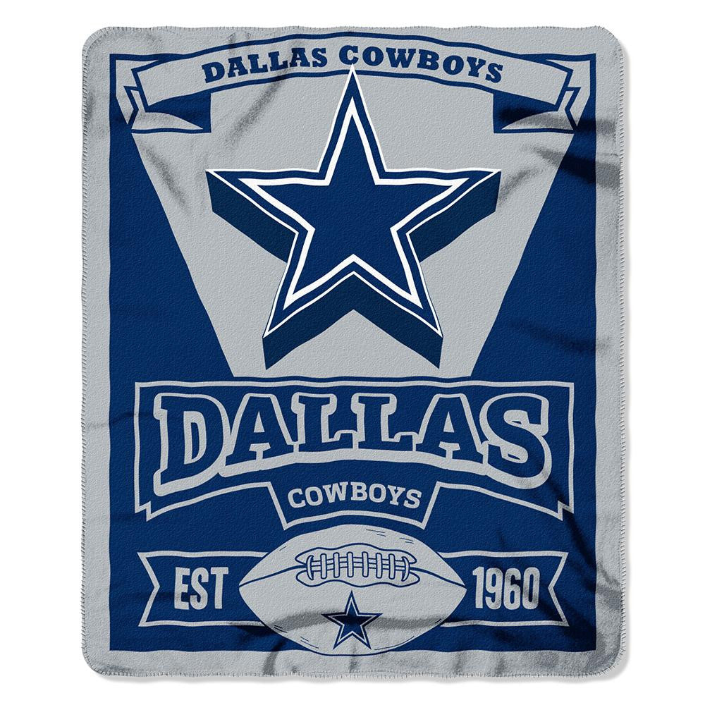 Dallas Cowboys NFL Light Weight Fleece Blanket (Marque Series) (50inx60in)