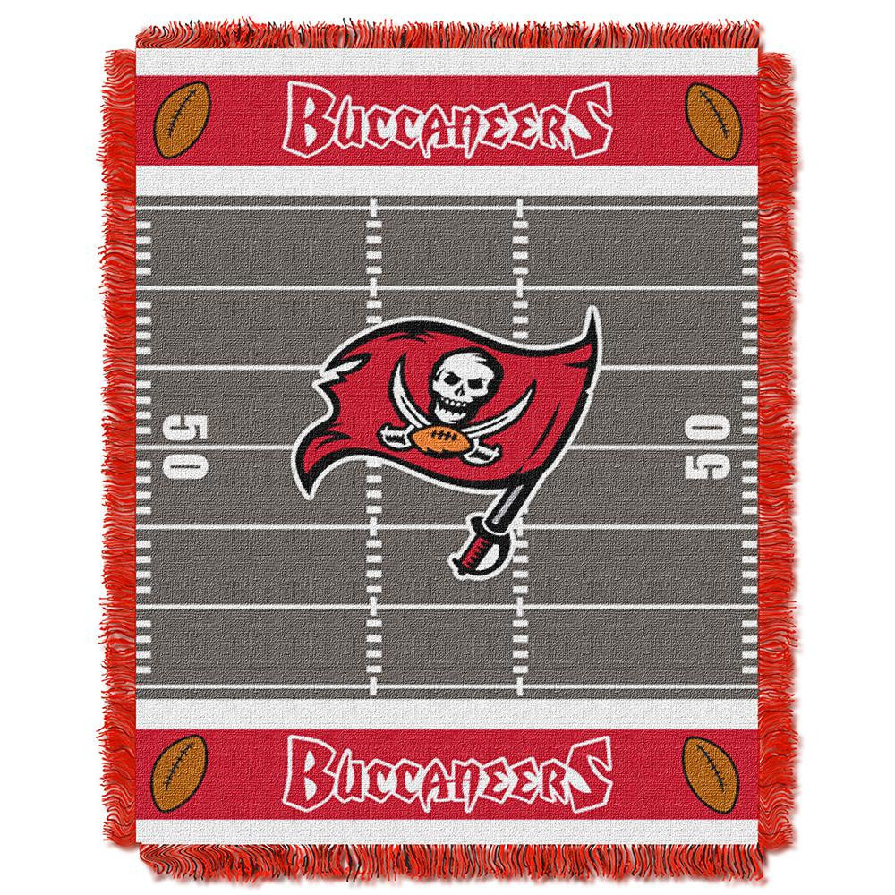 Tampa Bay Buccaneers NFL Triple Woven Jacquard Throw (Field Baby Series) (36x48)