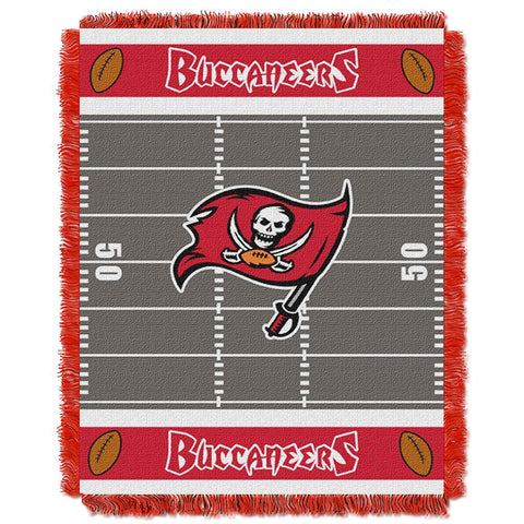 Tampa Bay Buccaneers NFL Triple Woven Jacquard Throw (Field Baby Series) (36x48)