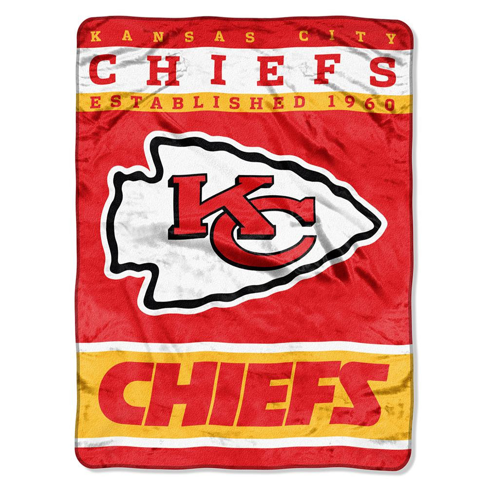 Kansas City Chiefs NFL Royal Plush Raschel (12th Man Series) (60in x 80in)