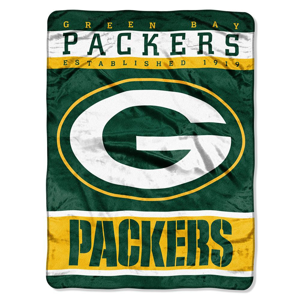 Green Bay Packers NFL Royal Plush Raschel (12th Man Series) (60in x 80in)